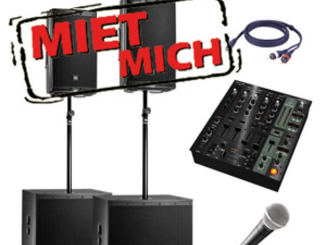 Großes Komplettpaket Tontechnik für Ihre Hochzeit, Geburtstag, Party, Firmenfeier oder Weihnachtsfei - 1